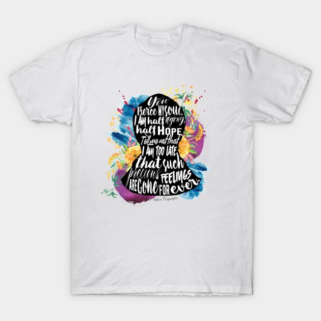 Persuasion - You Pierce My Soul T-Shirt by eviebookish